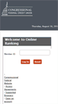 Mobile Screenshot of onlinebanking.congressionalfcu.org